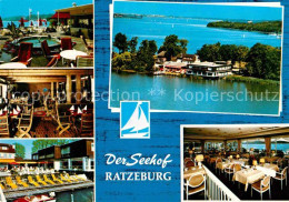 72841877 Ratzeburg Hotel Der Seehof Restaurant Cafe Gastraeume Panorama Ratzebur - Ratzeburg