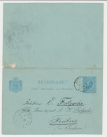 Briefkaart G. 26 Zutphen - Freiberg Duitland 1886 - Postwaardestukken