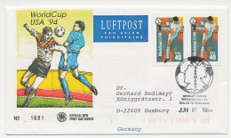 Cover / Postmark USA 1994 World Cup Football USA 1994 - Germany Station - Sonstige & Ohne Zuordnung