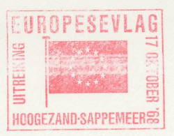 Meter Cover Netherlands 1968 Issue European Flag - Instituciones Europeas