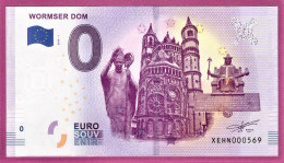 0-Euro XEHN 2019-1 WORMSER DOM - Essais Privés / Non-officiels