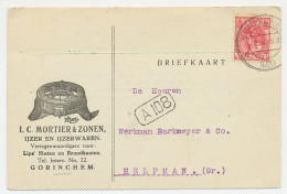 Firma Briefkaart Gorinchem 1920 - IJzerwaren  - Unclassified