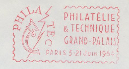 Meter Cover France 1964 Philatec - Philately & Technique - Exhibition - Sonstige & Ohne Zuordnung