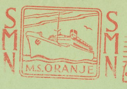 Meter Cover Netherlands 1963 SMN - Steamship Company Netherlands - M.S. Oranje - Ocean Liner - Boten
