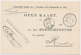 Kleinrondstempel Norg 1907 - Non Classés