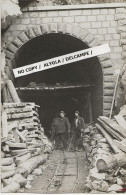 74 - CHAMONIX -1907 Construction Du Tunnel Du GREPON Coté Chamonix - Ligne Du Montenvers - CP PHOTO - Chamonix-Mont-Blanc