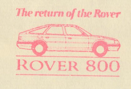 Meter Cover Netherlands 1990 Car - Rover 800 - Voitures