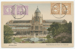 Prentbriefkaart Amsterdam - Wenen 1920 Op Voorzijde Gefrankeerd - Non Classés