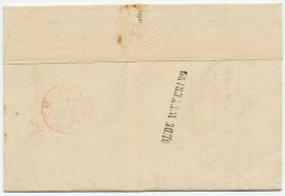 Naamstempel Oude Wetering 1858 - Brieven En Documenten