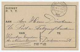 Dienst PTT Nieuwleusen - Dedemsvaart 1925 - Tramdienst - Non Classificati