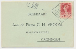 Treinblokstempel : Vlissingen - Breda IV 1924 ( Wouw ) - Sin Clasificación