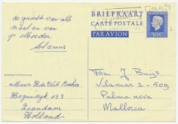 Briefkaart G. 354 Amsterdam - Mallorca Spanje 1977 - Entiers Postaux