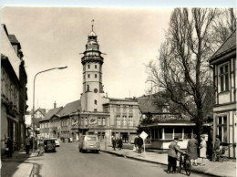 Salzwedel, Strasse Der Jugend Mit Rathausturm - Salzwedel