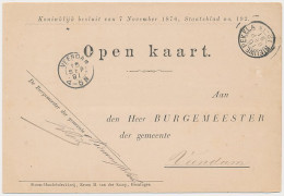 Kleinrondstempel Nieuwe Pekela 1891 - Unclassified