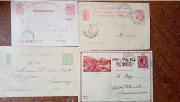 Lot De 4 Cartes Postales Anciennes Luxembourg - Collections & Lots