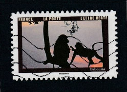 FRANCE  2022  Y&T 2104 Lettre Verte Oblitéré - Used Stamps