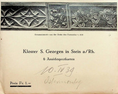 Stein Am Rhein - Kloster S. Georgen - Umschlag Mit 6 AK - Stein Am Rhein