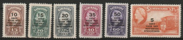 Suriname 1945 Steunfonds NVPH 214-219 MNH ** Postfris - Surinam ... - 1975