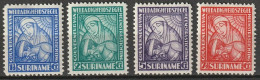 Suriname 1928 Van Heemstra Stichting NVPH 137-140 Ongestempeld/MH/* - Surinam ... - 1975