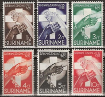 Suriname 1935 Zendingszegels NVPH 151/156 MNH ** Postfris - Suriname ... - 1975