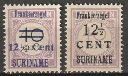 Suriname 1926 Hulpuitgiften NVPH 116-117. 116= No Gum, 117= MNH** - Surinam ... - 1975