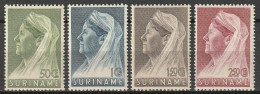 Suriname 1936 Wilhelmina 175/178 NVPH MNH ** Postfris - Surinam ... - 1975