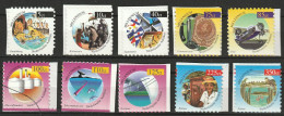 Ned Antillen 1999 Millennium, Self Adhesive,  NVPH 1264a-1273a, 5ct Misses Dent MNH** - Curazao, Antillas Holandesas, Aruba