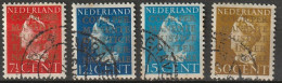 1940 Cour De Justice NVPH D16-D19 Complete. Gestempeld/cancelled.  - Dienstzegels