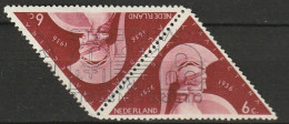 1936 Univ. Utrecht  NVPH 287 PAARTJE!! Gestempeld - Usados