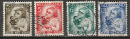 1934 Kind NVPH 270-273, Mi. 277-280 - Used/gestempeld - Usados