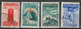 1933 Zeemanszegels NVPH 257-260 Gestempeld/cancelled - Usati