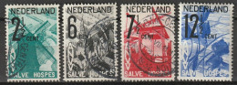 1932 ANVV - Windmolen NVPH 244-247  Cancelled/gestempeld - Windmill - Used Stamps