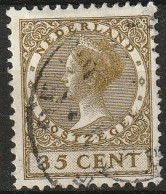 1924 Wilhelmina 35 Ct NVPH 159 - No Watermark -  Cancelled/gestempeld - Usati