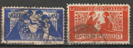 1923 Tooropzegels NVPH 134-135 Cancelled/gestempeld - Used Stamps