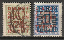 1923 Opruimingsuitgifte NVPH 132-133 -  Cancelled/gestempeld - Used Stamps