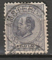 1872 Koning Willem III 100 Ct.  NVPH 28H.  - Usati