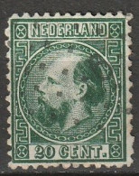 1867 Koning Willem III 20 Ct. Type I NVPH 10IA - Gebruikt