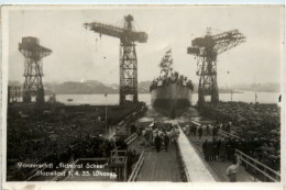 Wilhelmshaven - Panzerschiff Admiral Scheer Stapellauf - Wilhelmshaven