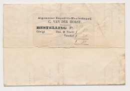 Amsterdam - Zwolle 1850 - Expeditie Maatschappij C.van Der Horst - ...-1852 Voorlopers