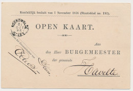 Diever -Kleinrondstempel Noordwolde 1892 - Zonder Classificatie