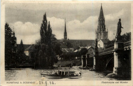 Konstanz, Rheinbrücke Und Münster - Konstanz