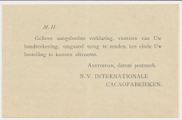 Briefkaart G. 81 V-krt. Particulier Bedrukt Amsterdam 1916 - Postwaardestukken