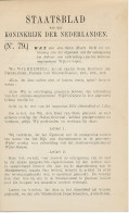 Staatsblad 1919 : Station Wijlre - Gulpen - Documents Historiques