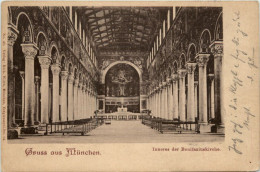 München, Inneres Der Bonifaziuskirche - Muenchen