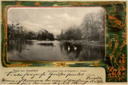 Gruss Aus Düsseldorf, Der Grosse Teich Im Hofgarten U. Theater - Duesseldorf