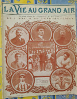 LA VIE AU GRAND AIR N° 537 /1909 1er SALON DE L'AERONAUTIQUE WILBUR WRIGHT  BOXE JACK JOHNSON TOMMY BURNS - 1900 - 1949