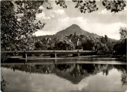 Jena, Paradiesbrücke Mit Hausberg - Jena