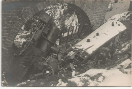 74 - CHAMONIX - 25 Août 1927 Catastrophe, Déraillement Du Train Du Montenvers - Viaduc En "S" - CP PHOTO - Chamonix-Mont-Blanc