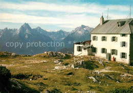 72841618 Untersberg Stoehrhaus Mit Watzmann Und Hochkalter Untersberg - Andere & Zonder Classificatie