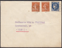 Frankreich 1938 Geschäftsbrief Lanvin Parfums PARIS Nach Wien !! - Briefe U. Dokumente